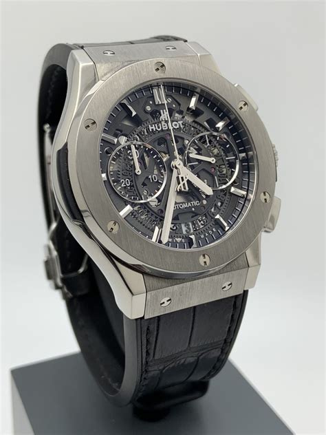 hublot titanium classic fusion skeleton chrono|hublot classic fusion classico.